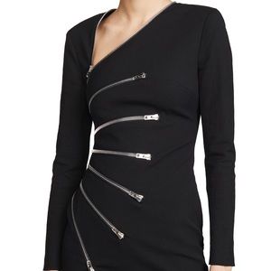 Alexander wang love sleeve zip dress